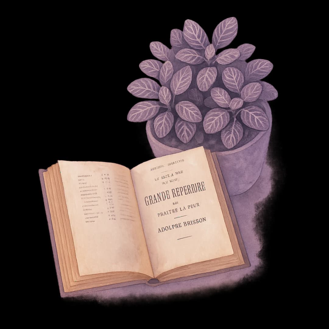 Картинка книги и растения